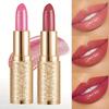Long-Lasting Shimmer Lipstick with Pearl Finish Hydrating & Waterproof Lip Gloss In Mixed Pink & Red Shades Perfect Holiday Gift