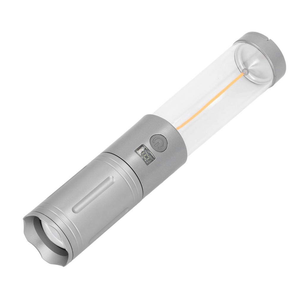 LED Bright Flashlight 5000lm Zoomable Beam 6 Light Modes Magnetic Rechargeable Aluminum Alloy for