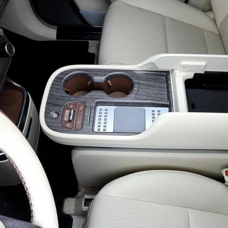 Car Centre Console Trim Frame Central Gear Shift Protective Cover ABS Material Left Hand Drive For Hyundai IONIQ 9 2025 2026