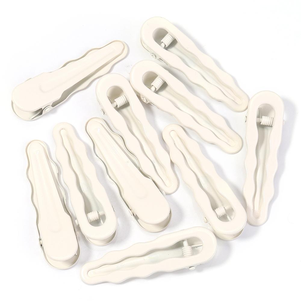 10pcs Metal Hairpins 5.8cm Candy Color Wave Hair Clip Hollow Barretttes For DIY Women Girls Fashion Hairpins Hair Accessories