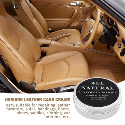 Leather Cream Leather Conditioner for Leather Pant Bag Shoes Furniture Car Seats Polishing Nourishment Care Leather Maintenance