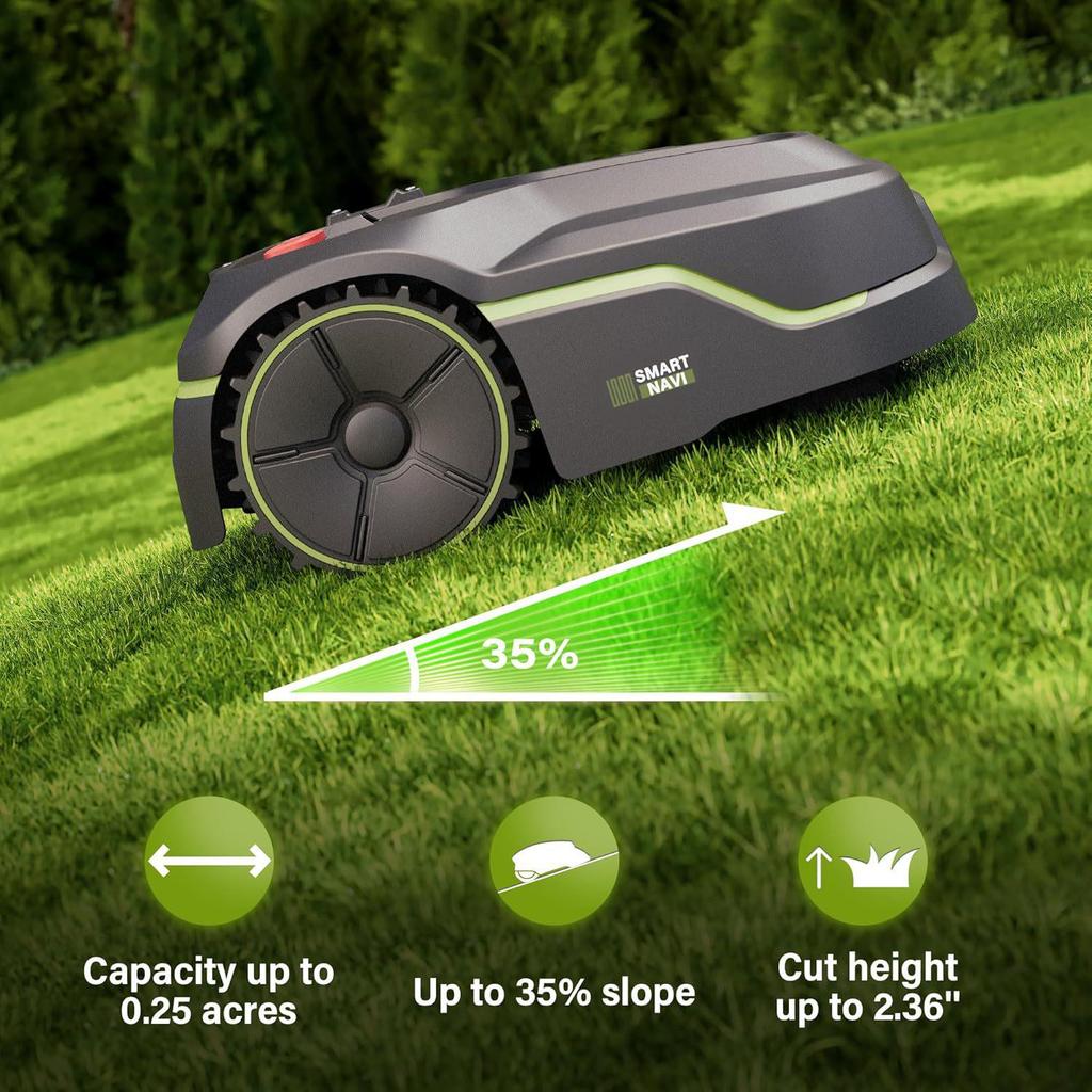 Smart Ultrasonic Lawn Mower: High-Efficiency Automatic Weeder for Outdoor Use
