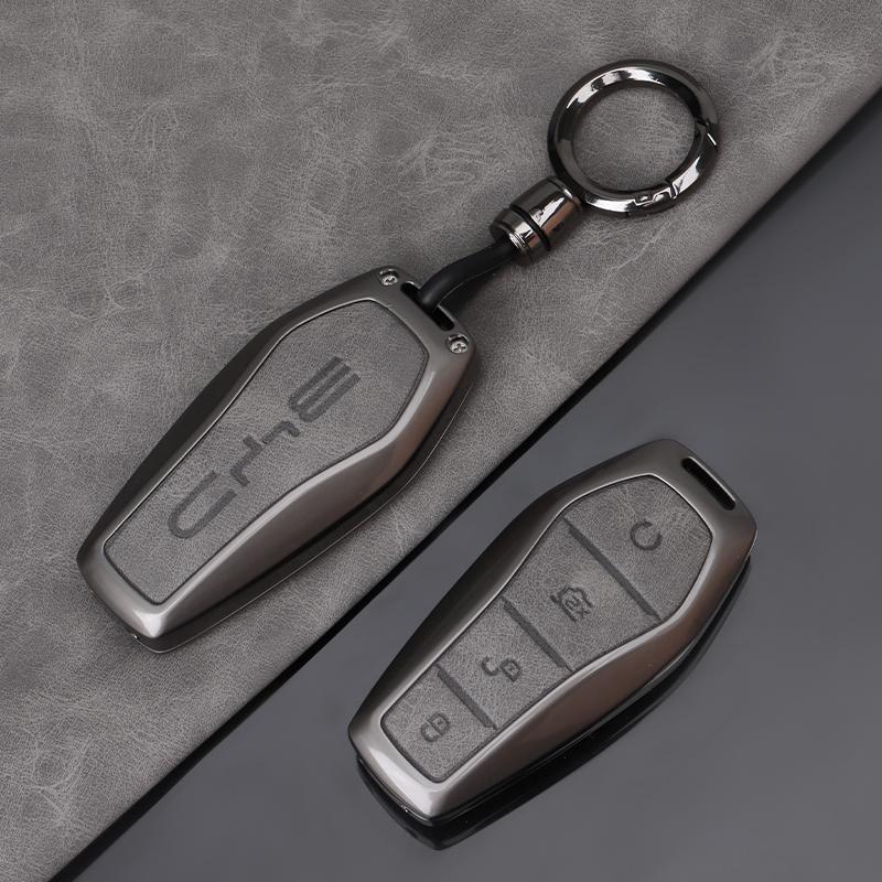New Alloy Car Remote Key Case Cover For BYD Qin Plusdmi Atto 3 Han EV Dolphin Protection Cover Shell Auto Interior Accessories