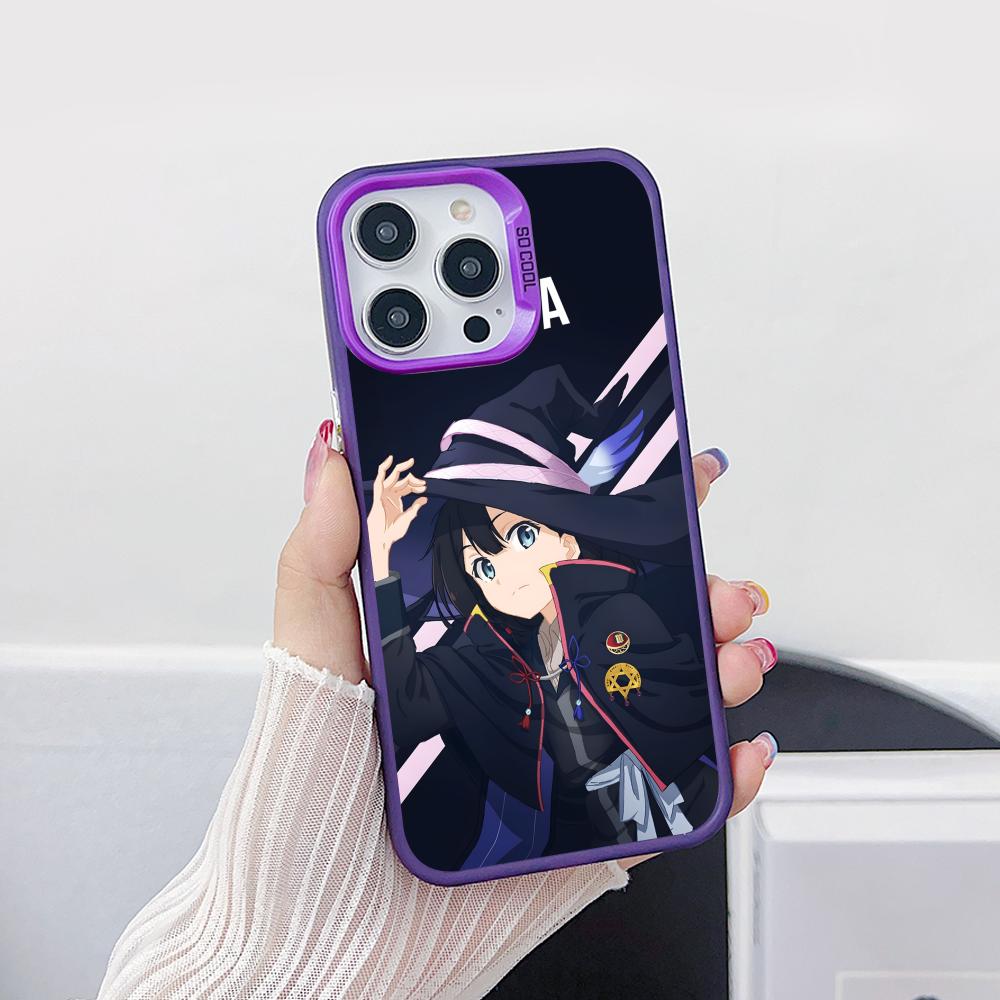 Wandering Witch Saya Phone Case for iPhone 17 16 15 14 13 12 11 X XR XS Air Pro Max Plus Purple Colorful Silver Cover