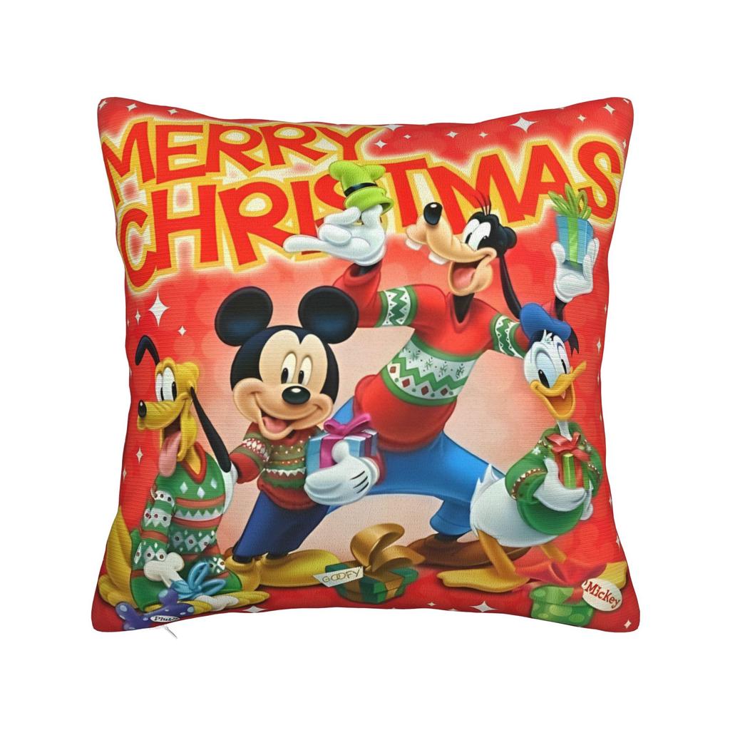 Cute Minnie Mouse Square Pillow Covers Polyester Home Famous Popular Cartoon Cushion Case Cool Decor Pillow Cover 45*45