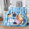 Bluey Friends Adventure Blanket Soft Warm Cozy Perfect for Sofa Office Livingroom Four Seasons Universal Modern Gifts For Family Or Friends