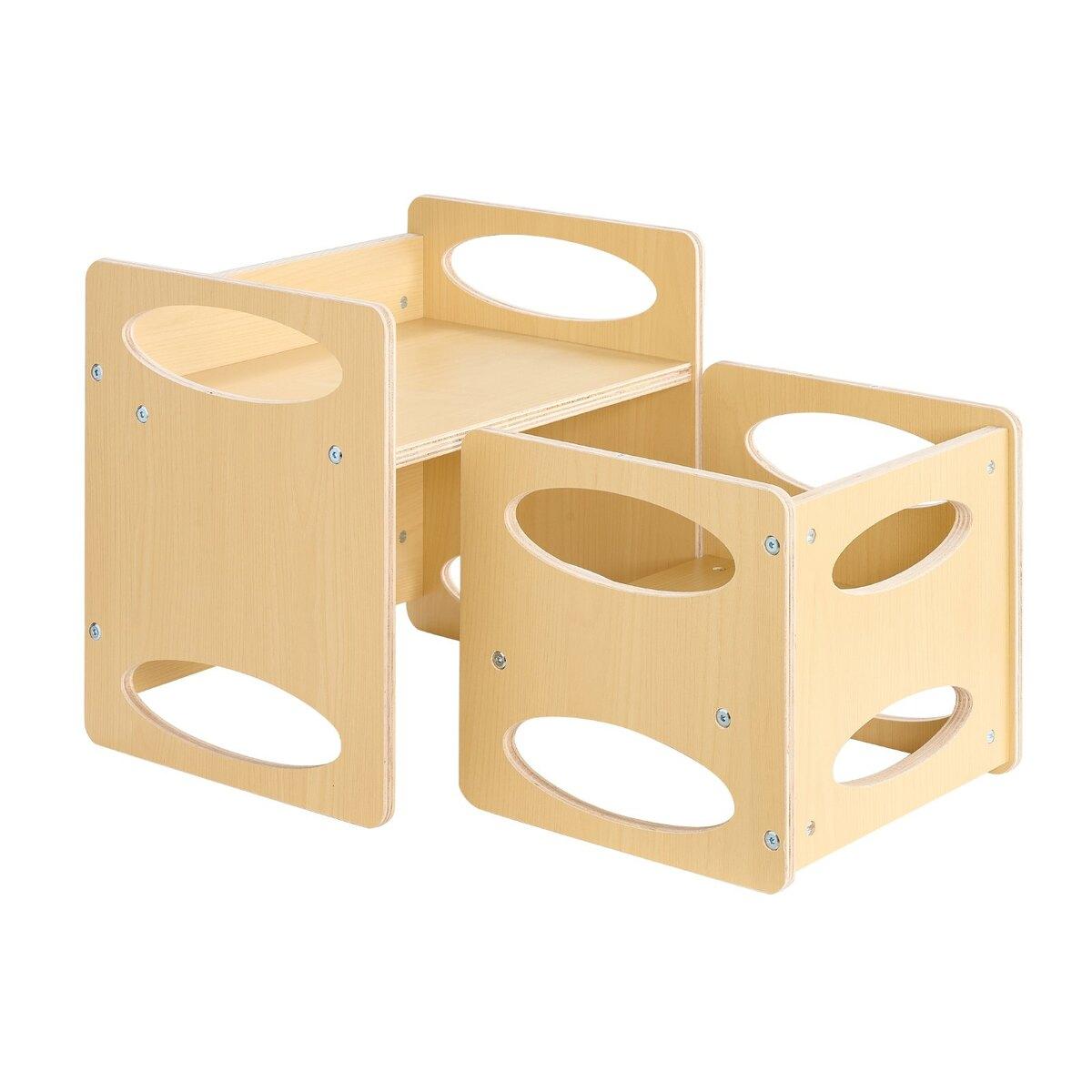 Aukstuma galda un krēsla komplekts Montessori