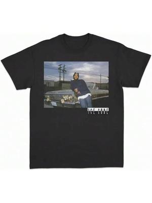 Ice Cube Retro Style Men's T-Shirt Small Hip Hop Rap Shirt Printed T-Shirt Crew Neck Streetwear Short Sleeve T-Shirt