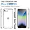 For iPhone SE 2022 Case Luxury Candy Color Transparent TPU Phone Case Shockproof Silicone Back Cover For iPhone 7 8 SE 2020 2022