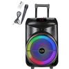 Enceinte Trolley - INOVALLEY - KA122 - 700W - Bluetooth - Lumineuse