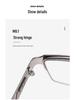 Photochromic Multifocal Anti-Blue Light Reading Glasses for Men & Women - Metal Frame, Business Use, High Definition