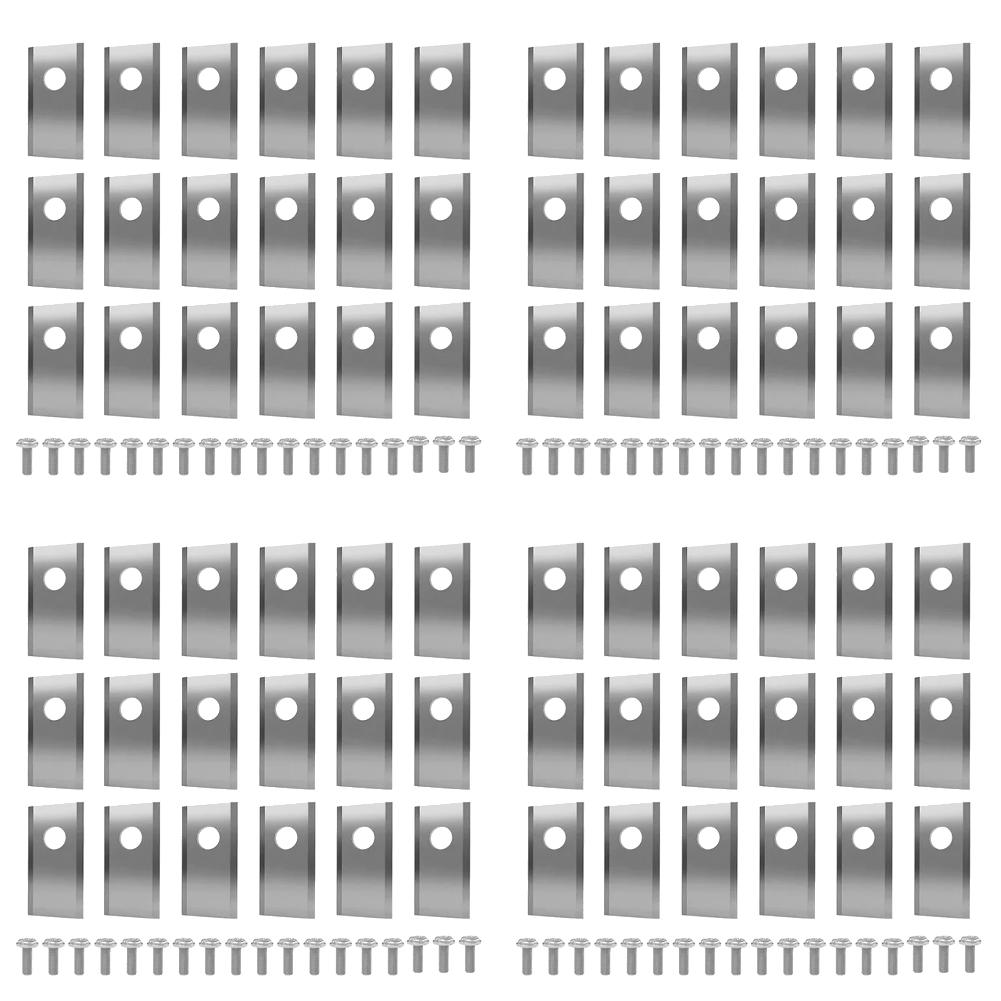 18/36/54/90PCS Blades Replacement Lawn Mower Parts Stainless Steel Mower Cutter Blade for Worx Landroid Lawn Mowers
