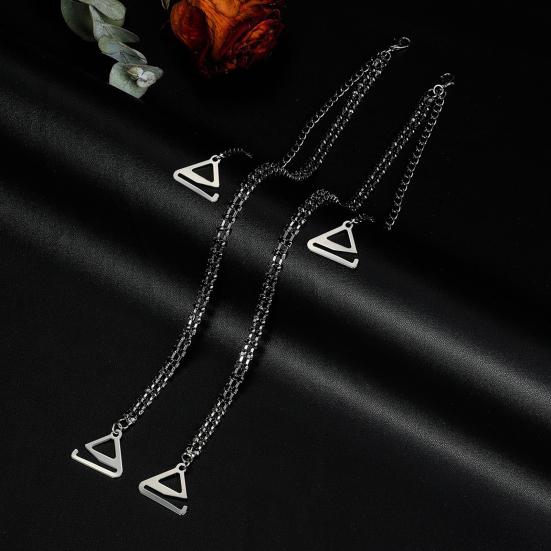 2Pcs Shoulder Chain Sexy Shiny Rhinestone Adjustable Bra Chain Party Body Jewelry Beach Vacation Accessories