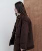 Rolarola Suede Mustang Half Jacket Brown
