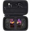 Khanka Storage Case for Anbernic RG406H, Unisoc T820 Handheld Game Console, and Whatsko RG 406H Portable Handheld Game Console, Black (Case Only)
