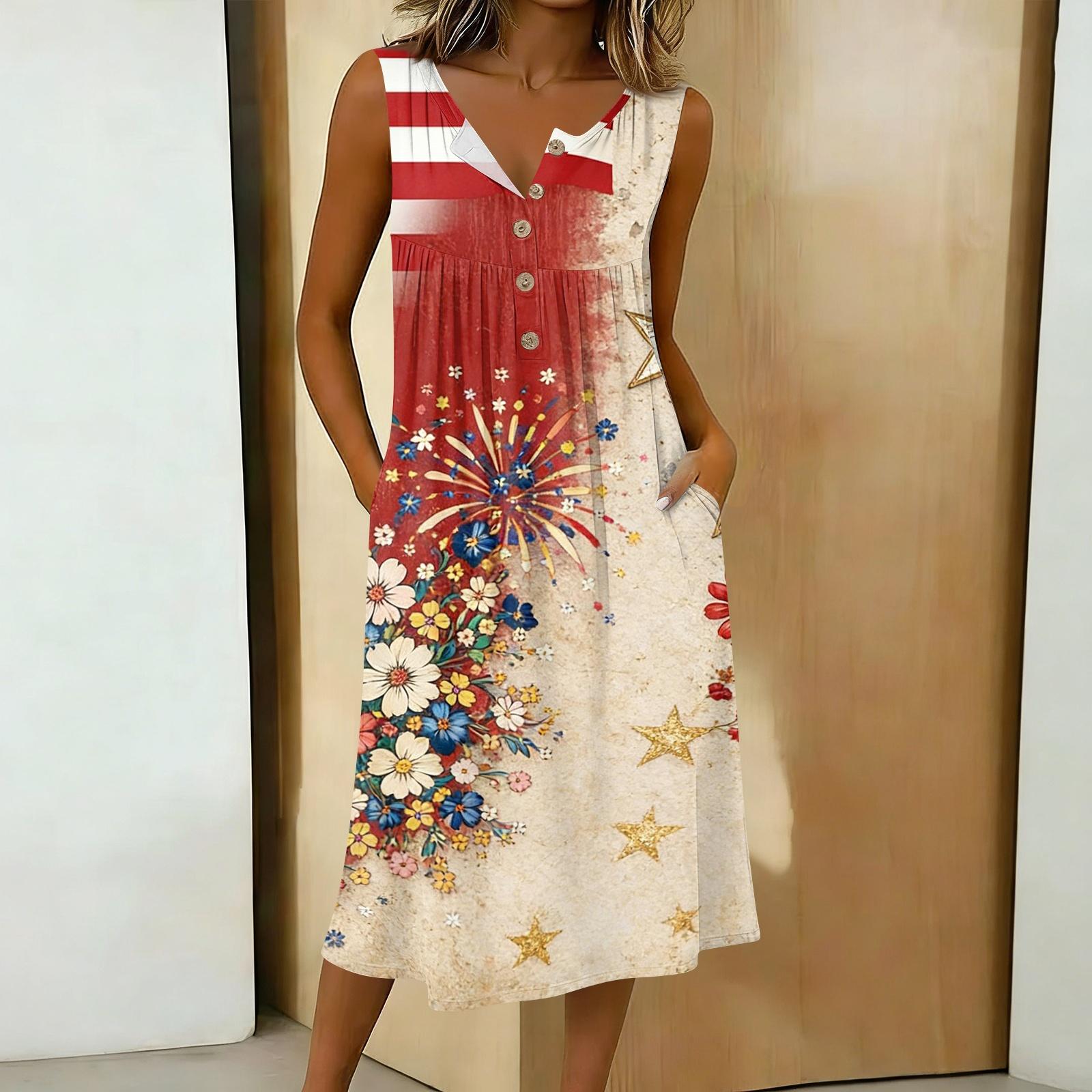 

Женское повседневное платье-рубашка без рукавов средней длины L бежевый