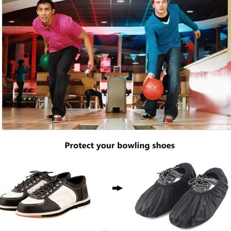 Waterproof Dustproof Bowling Shoe Covers Oxford Fabric Bowling Shoe Protectors For Indoor and Outdoor Activities