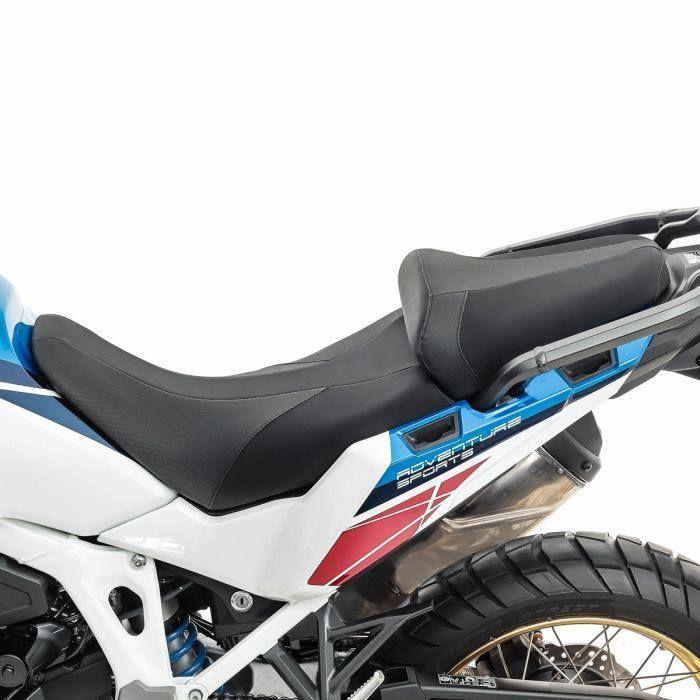Komfortní gelové sedlo - Tourtecs TG14 - Kompatibilní Honda Africa Twin 1100 - Bederní opěrka - Nepromokavý potah