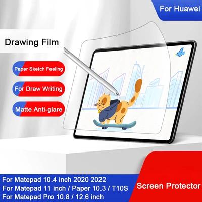 2PCS Drawing Film for Huawei Matepad 11 10.4 Pro 10.8 12.6 Honor Pad 8 12inch SE 10.4 Screen Protector Painting Writing Film