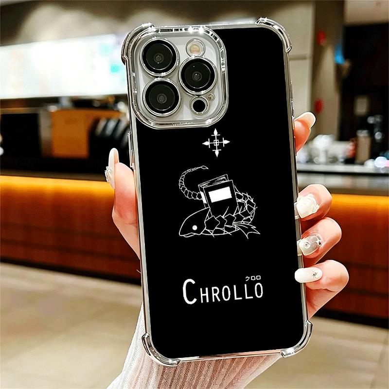 

Hunter X-Hunters Chrollo Plating Phone Case For Iphone 16 17 Pro Max Air 16E 14 15 Plus 12 13 Mini Anti-Fall Airabag Cover iPhone 15 Pro