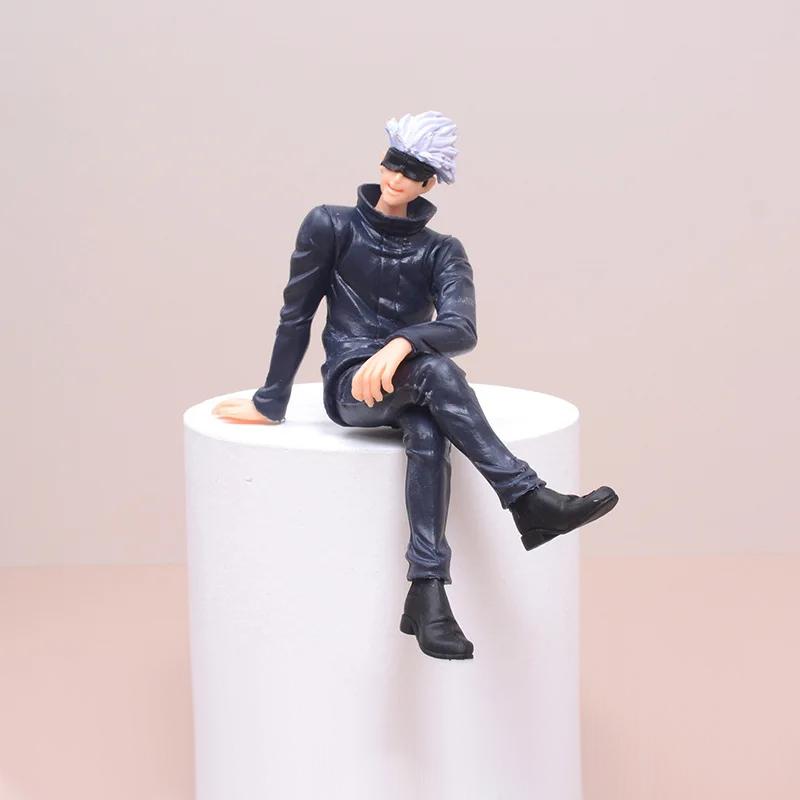 10 см Фігурка Годжо Сатору з аніме Jujutsu Kaisen, Ітадорі Юдзі, Модель-заглушка для локшини, ПВХ, Дитячі іграшки, Статична лялька-подарунок