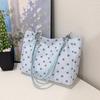 2026 Women's High-Capacity Polka Dot Tote Bag - Fashionable Shoulder & Handheld Design
