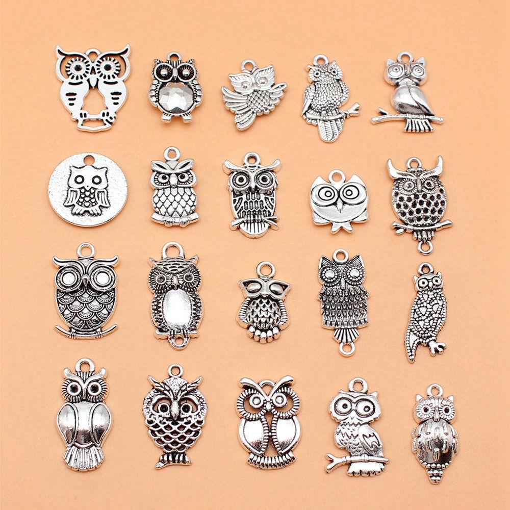 1 Set Mix Libel Bedels Vogel Hangers Voor Sieraden Maken Met Insectenthema