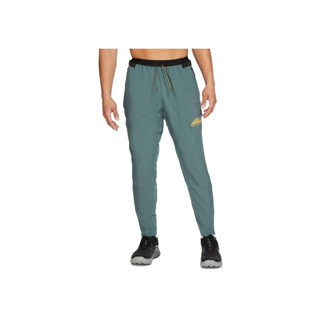 Nike Elastic Waist Straight Leg Casual Pants Men Bottoms Jade-Green CZ9059-387