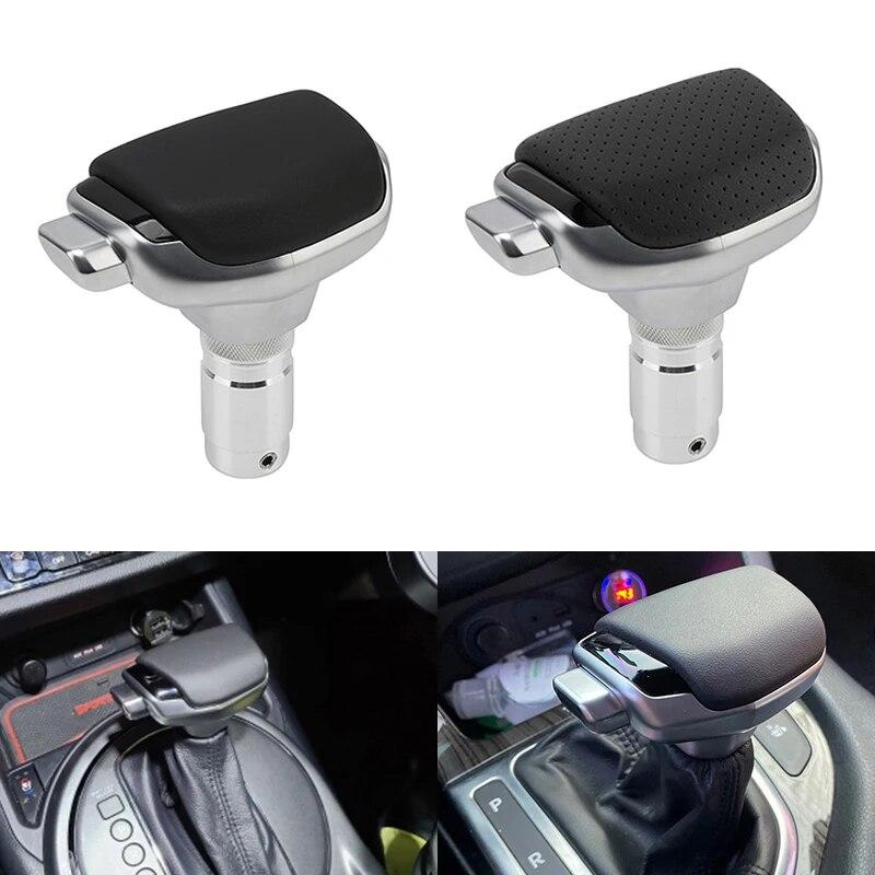 Universal PU Leather Automatic Car Gear Shift Knob Shifter Lever Handle Head Stick Replacement Interior Accessories for Kia for Hyundai