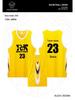 Men's Quick-Dry Breathable Basketball Uniform with Customized Team Letters and Numbers