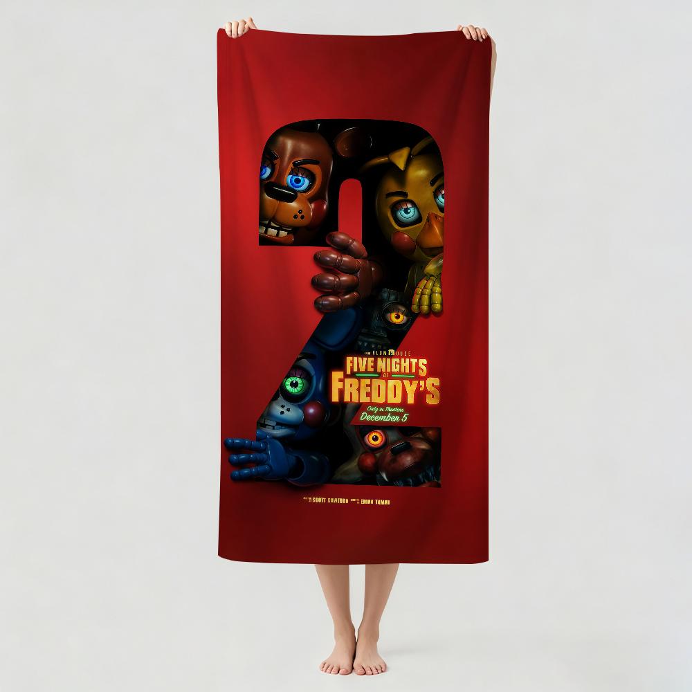 Game F-Five N-Nights at F-Freddys Towel Drying Bath Towel Applicable To Light Swimming Camping Yoga Beach Out