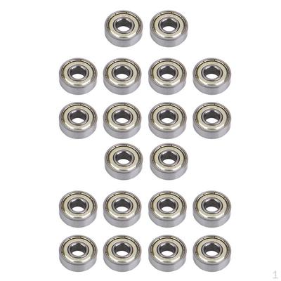 20 pezzi cuscinetti centrali per pattini in linea e a rotelle 608 zz (ABEC-7), Monopattini da pattinaggio