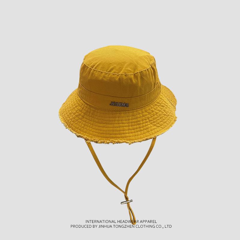 1 Pz Versione Coreana Cappello da Pescatore Femminile Pieghevole Retro Abbinabile Viaggio Tesa Cappello Temperamento Mostra Viso Piccolo Cappello a Secchiello