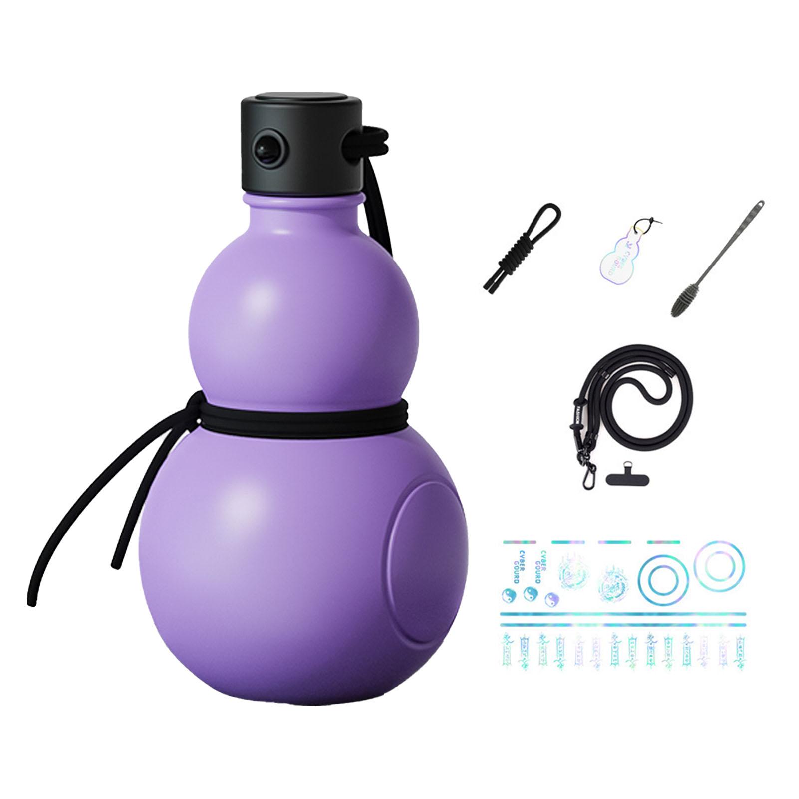 

Бутылка для воды из тыквы PCTG Многофункциональная стильная питьевая чашка из тыквы для дома и офиса Purple