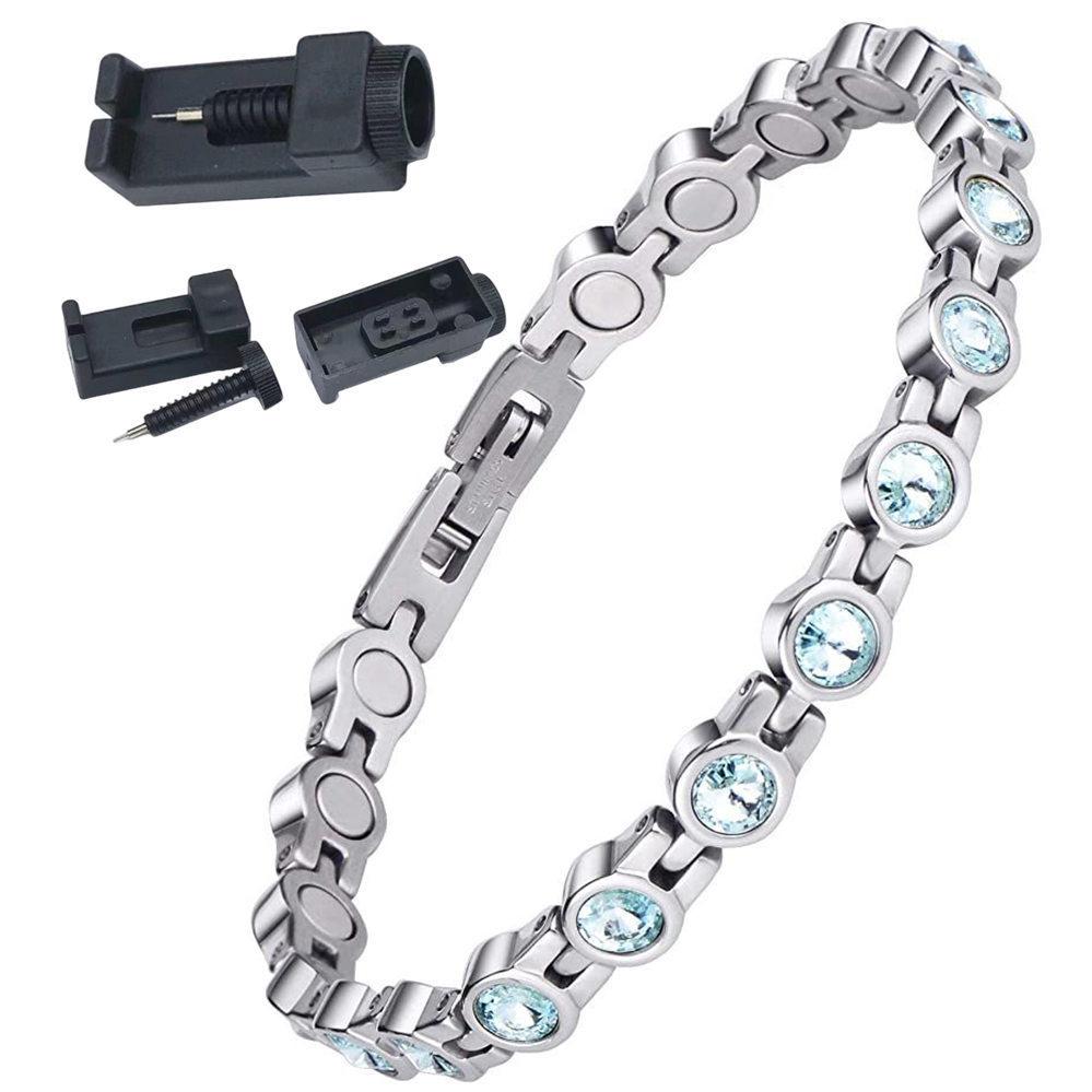 Detachable Magnetic Therapy Bracelet: Fashionable Unisex Health Accessory