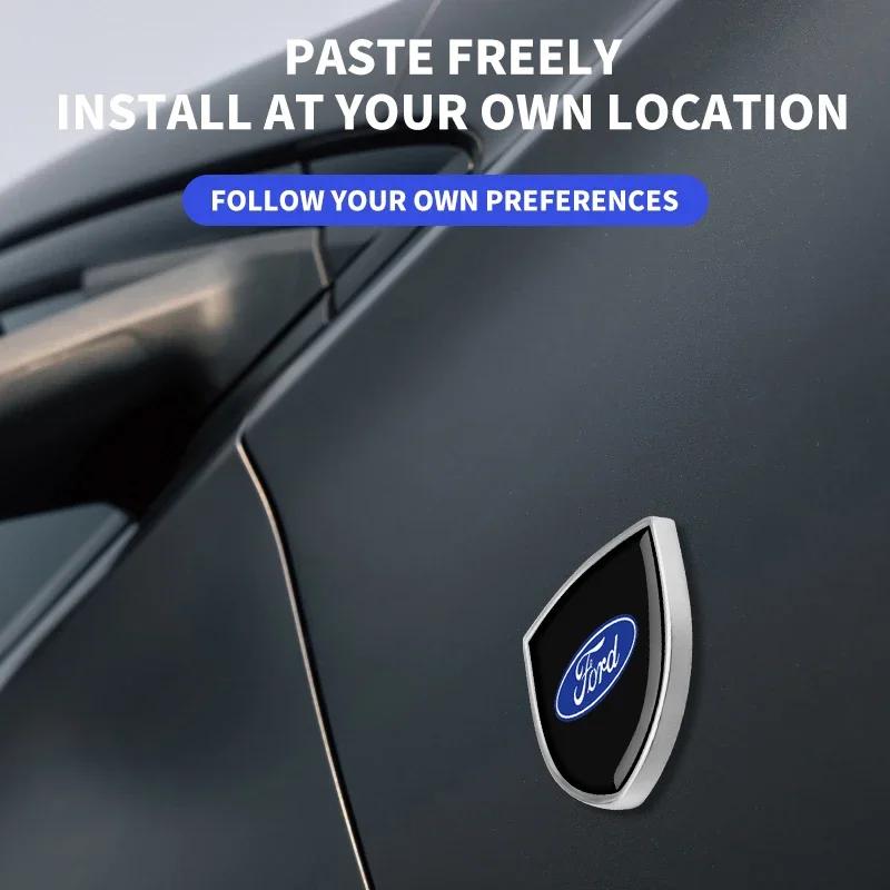 Horký kovový odznak nálepka znak na zadní kufr boční blatník pro Ford Ranger C-Max S-Max Focus MK3 Galaxy Mondeo Transi