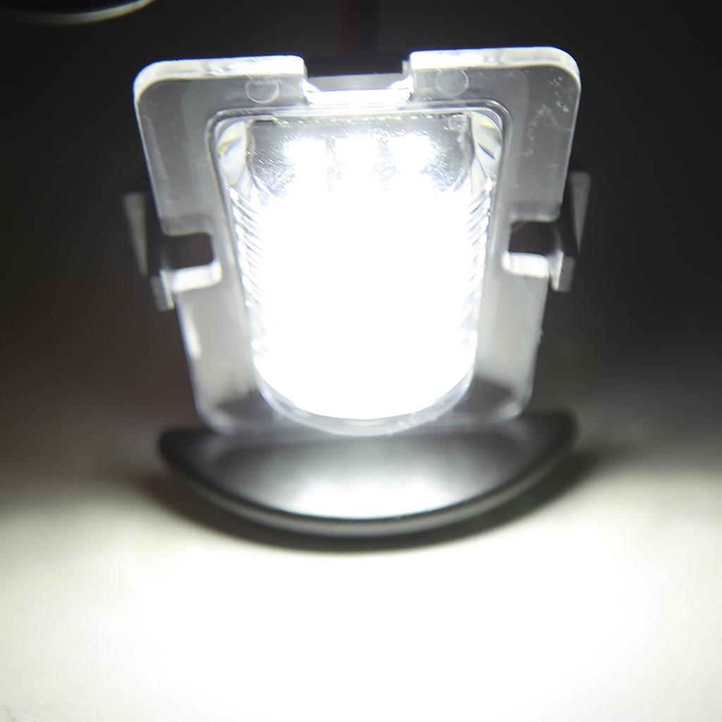 Pair of LED License Number Plate Lamp Light Fit for Jeep Wrangler JK 20072018DC12V