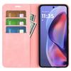 For Motorola Moto E15 4G Case Skin Touch Leather Wallet Phone Cover