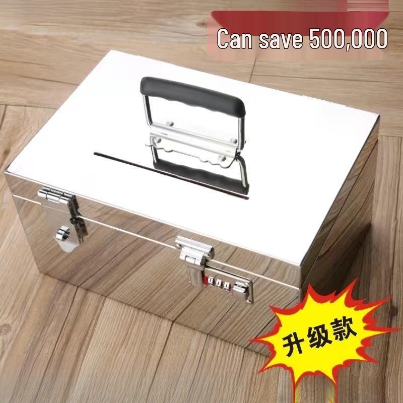 Extra Thick 304 Stainless Steel Password Money Bank Safe