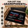 Funny German Oma Opa Door Mat 2D Flat Printed Felt Polyester Composite Grandparents Gift Entrance Rug for Front Door Decor