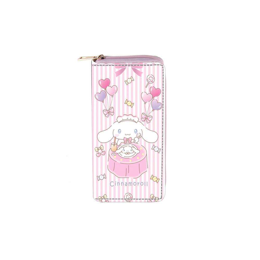 Yugui Dog Long Zipper Wallet Clutch Bag