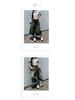 Retro Washed Distressed Wide Leg 7/8 Jeans - Unisex High Street Loose and Straight Mid-Length Shorts for Spring/Summer.