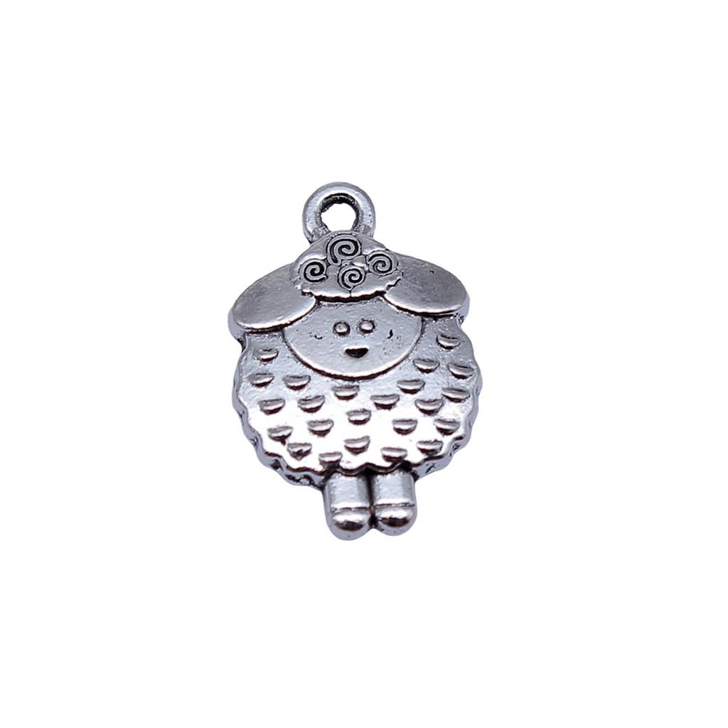 Pig Sheep Cow Mr Rabbit Charms Alloy Pendants For DIY Bracelet Necklace Accessories