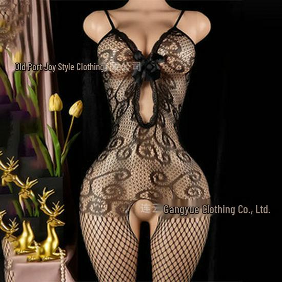 Plus Size Fishnet Lingerie - Sexy Transparent Temptation