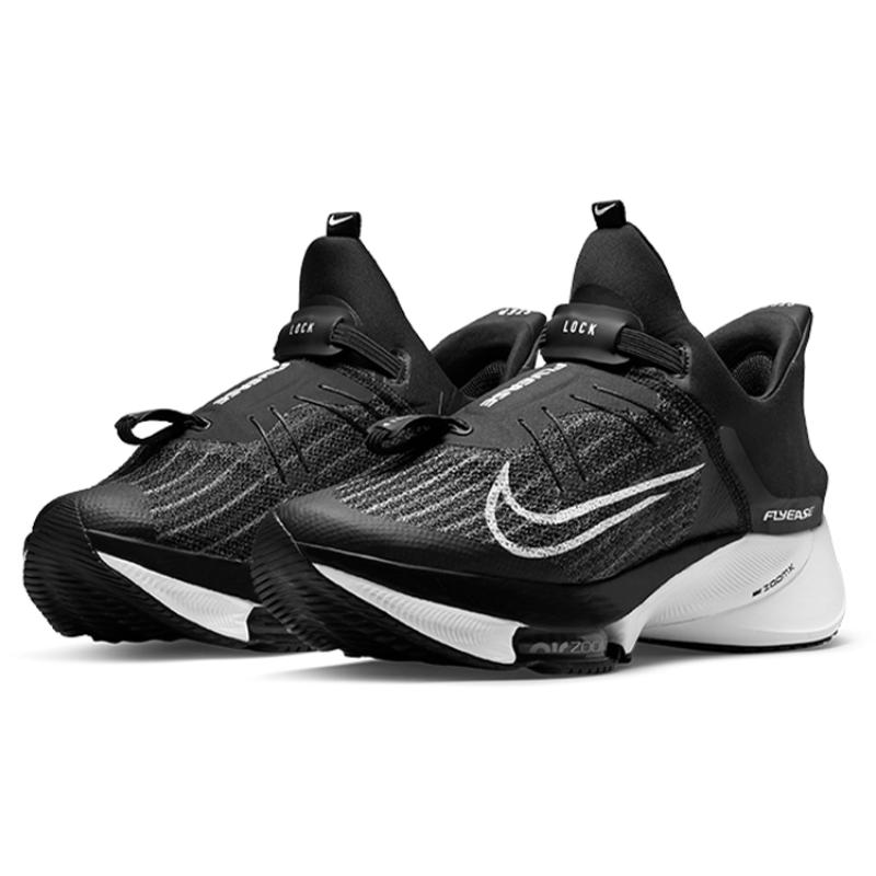 Nike Air Zoom Tempo NEXT% Flyease 'Black White' Sneakers Casual CV1889-005