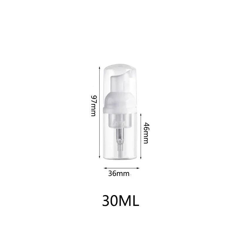 Schaumpumpe Flasche 12 Stück 30/60ml Tragbare Schaumstoffflasche Leere Pumpe Klare Flasche Lotion Shampoo Spender Heißer Verkauf Nachfüllbare Flaschen