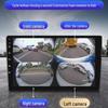 360° Panoramic Dash Cam with HD Night Vision, 3D Navigation, Large Android Screen, All-in-One 1080P System