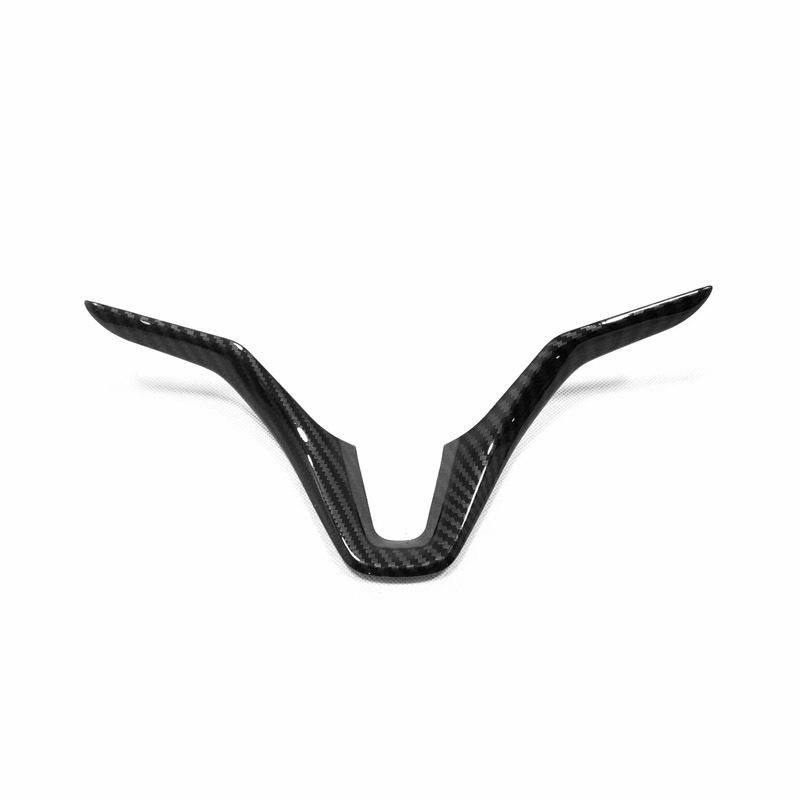 For Honda Shuttle GK8 2015 2016 2017 2018   ABS Carbon Fiber Car Steering Wheel Covers Trim Sticker Accessories