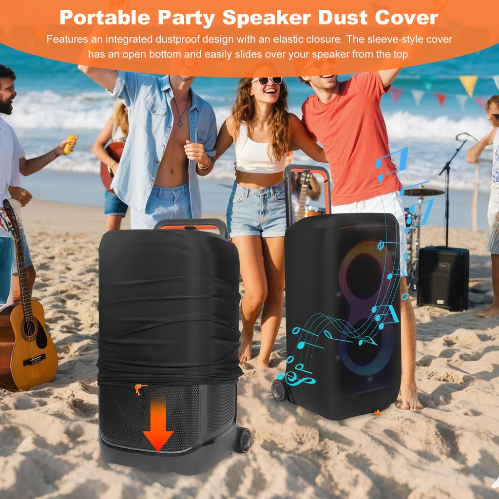 Dust Cover Stretch Portable Party Speaker Dust Case Cover Sleeve Protector Accessories for PartyBox 520