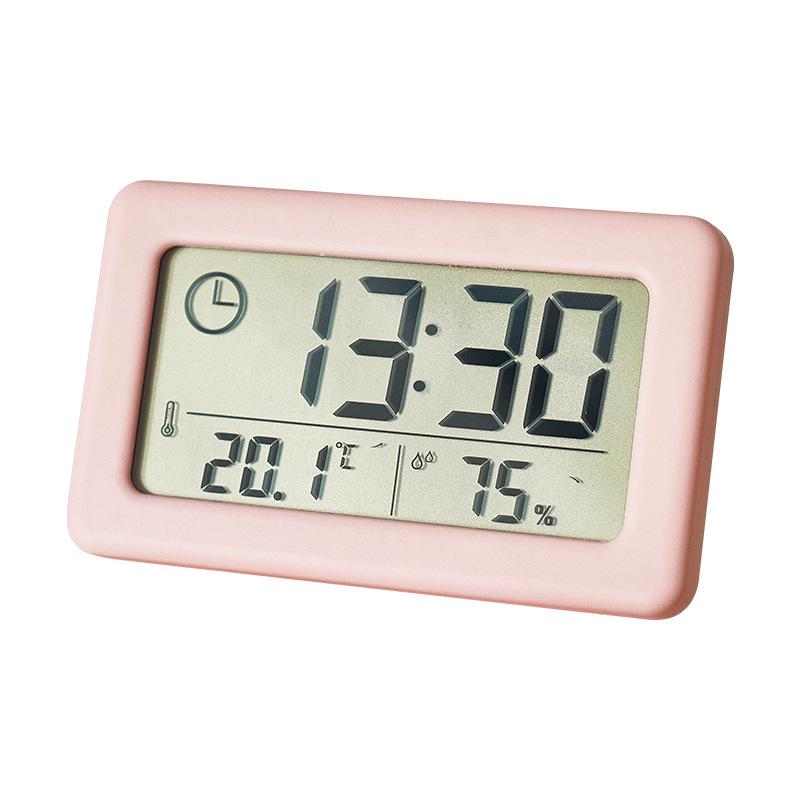 

Yida YD005 Nordic Style Thin Electronic Clock with Temperature & Humidity Display красный